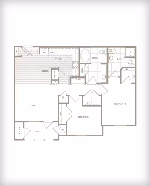 Unit 7205 6308 floor plan